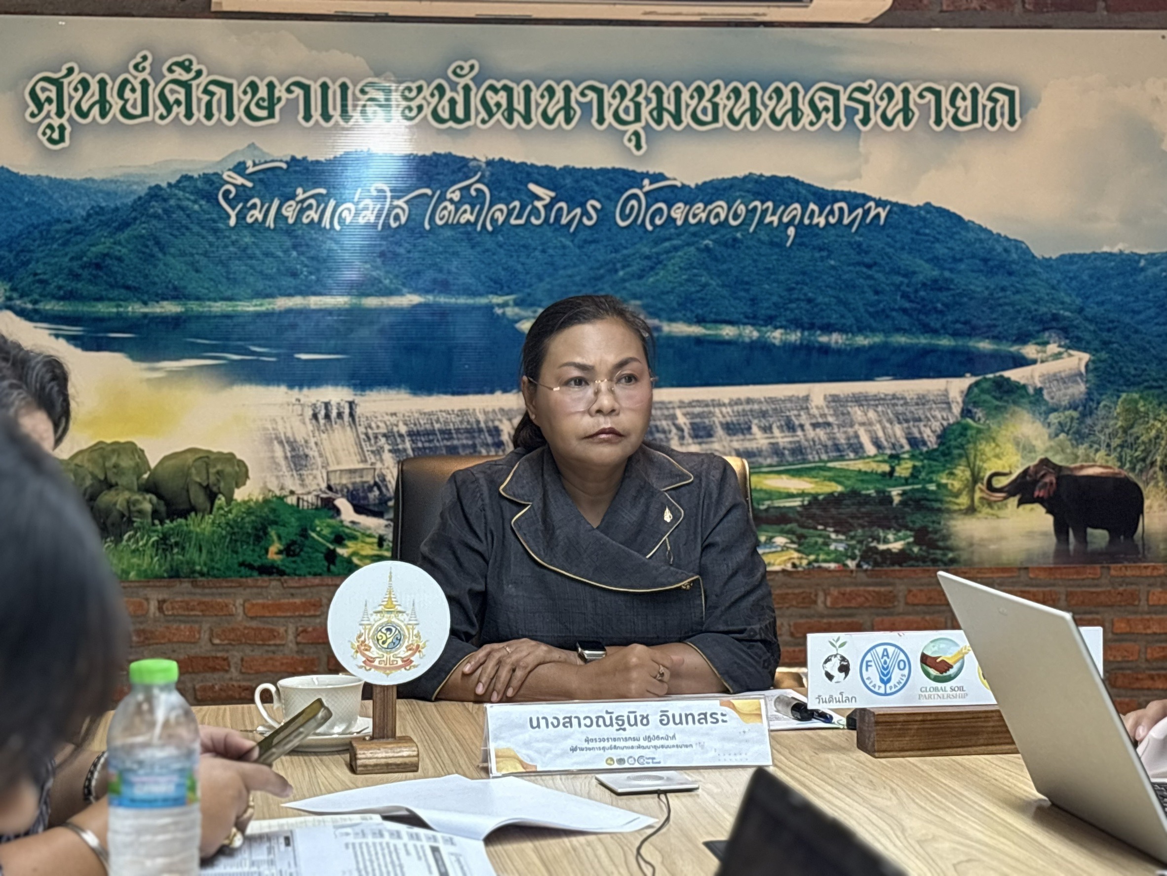 ศพช.นครนายก เข้าร่วมประชุมชี้แจงการปรับปรุงผังเส้นทางความก้าวหน้าในสายอาชีพของข้าราชการกรมการพัฒนาชุมชน